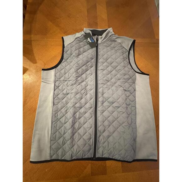 Other - TGW Men's Quilted Sleeveless Vest Jacket Gray Size XXL